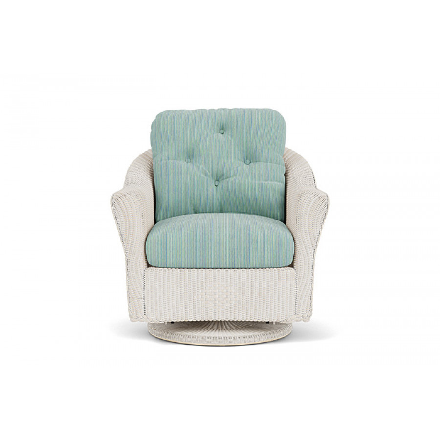 Lloyd Flanders™ Reflections Swivel Glider Lounge Chair - Antique White