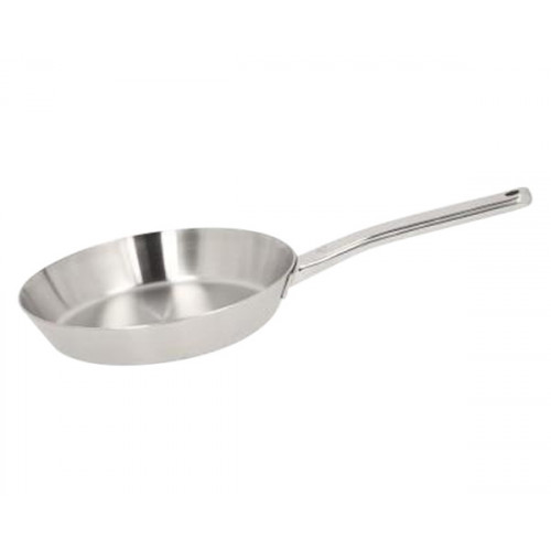 Maxima - Prestige Stainless Steel Frying Pan with Lid 11" in Steel