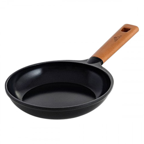 Maxima - Natur Non-Stick Frying Pan with Lid 11" in Black