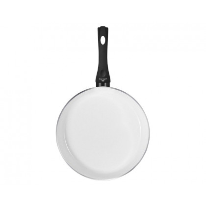 Maxima - Harmony Classic Non-Stick Frying Pan with Lid 7.9" in White/Black