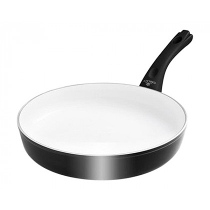 Maxima - Harmony Classic Non-Stick Frying Pan with Lid 7.9" in White/Black