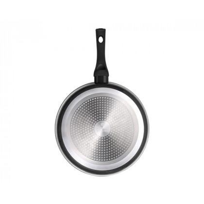 Maxima - Harmony Classic Non-Stick Frying Pan with Lid 7.9" in White/Black