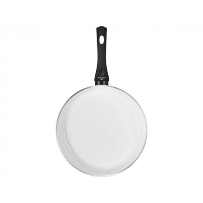 Maxima - Harmony Classic Non-Stick Frying Pan with Lid 7.9" in White/Black