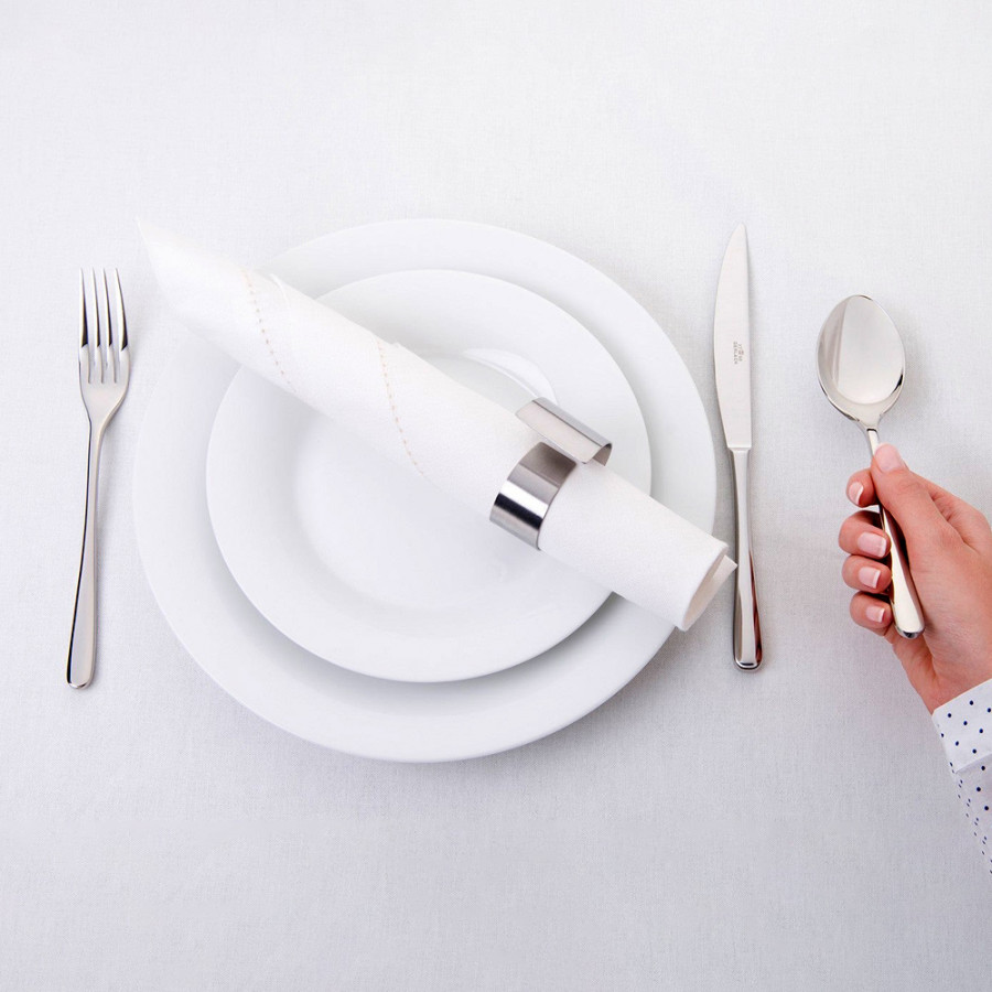 Maxima - Muza 24-Piece Flatware Set in Steel