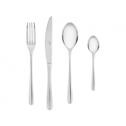 Maxima - Muza 24-Piece Flatware Set in Steel