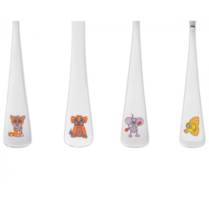 Maxima - Animals 4-Piece Flatware Set in Steel