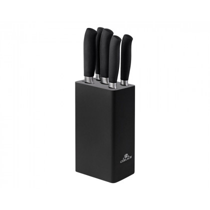 Maxima - Pure 6-Piece Knife Block Set in Black