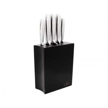 Maxima - Ambiente 6-Piece Flatware Set in Steel/Black