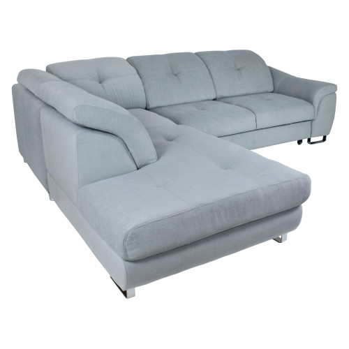 Maxima Nobilia Sectional Sofa - Gray, Left Corner
