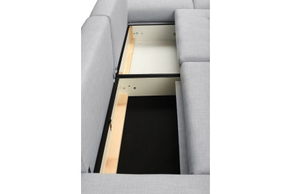 Maxima™ Gray Sectional Sleeper Sofa Gray - Left Corner