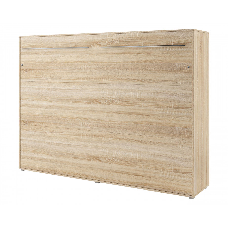 Maxima Brescia Horizontal Bed with Mattress - Sonoma Oak, Full XL Size