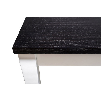 Maxima Finezja Wood 31" Coffee Table - Black/White