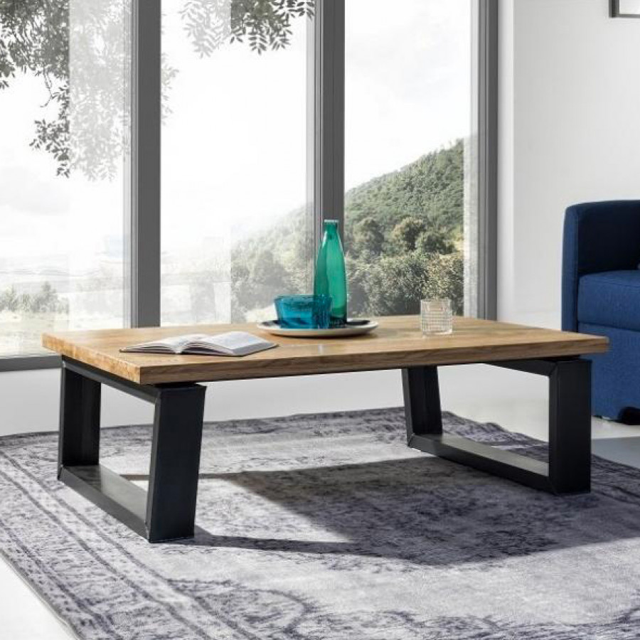 Maxima - Bellini Wood Top Coffee Table in Matte Black