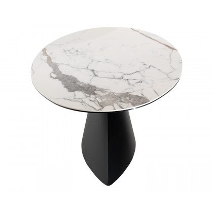 Maxima - Leonadro Dining Table with Ceramic Top and Steel Base