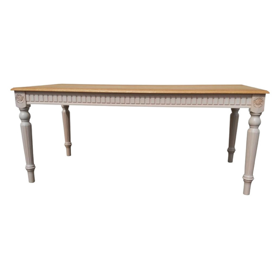 Maxima - Badi Rectangular Solid Dining Table in Massive Wood