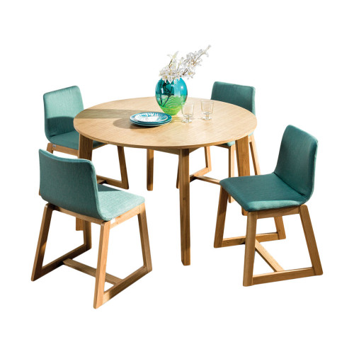 Maxima - Scandi Dining Set in Natural Oak Veneer