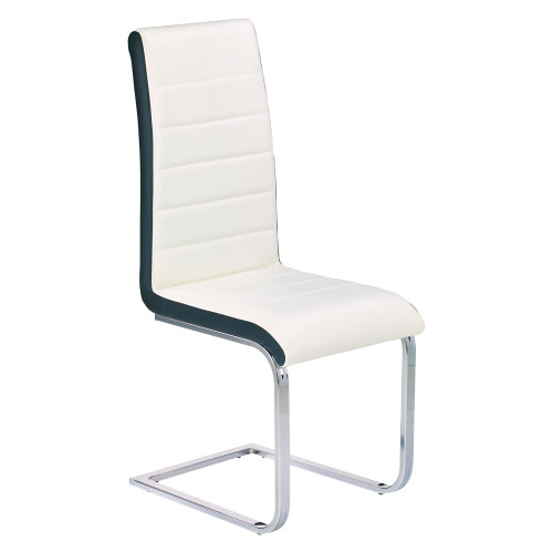 Maxima - Mira Dining Chairs, Set Of 4 in White/Black