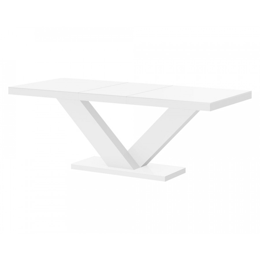 Maxima Victoria Dining Table with 2 Extension for up to 10 People - White