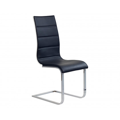 Maxima Xena Dining Set - Black/White