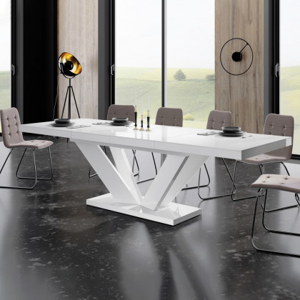 Maxima Aviv Extendable Dining Table - White