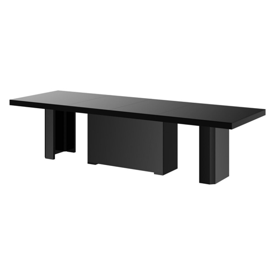 Maxima Losok Max Extendable Dining/Conference Room Table - Black