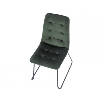 Maxima Chara Dining Set with 2 Self-Storing Leaves Plus 6 Chairs - White/Green