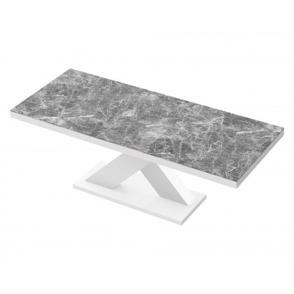Maxima - Xenon Dining Table with 1 Extension for up to 8 People