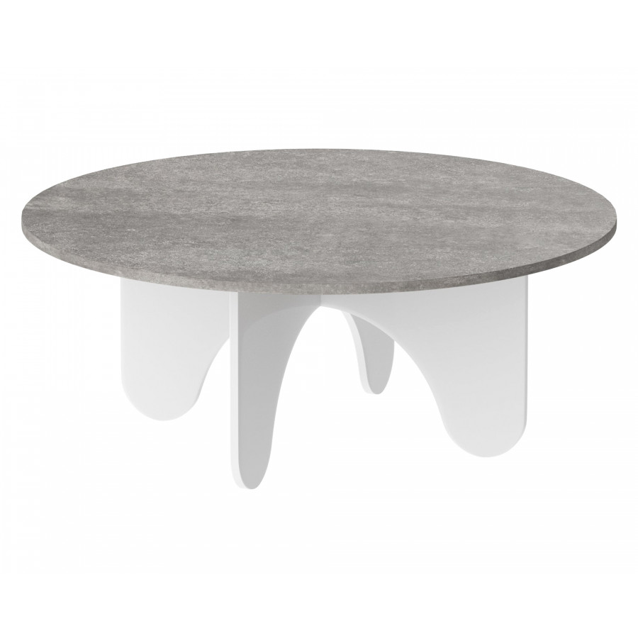 Maxima Lida Coffee Table - Gray Stone/White