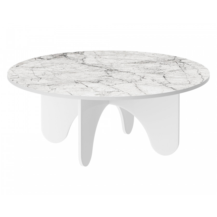 Maxima Lida Coffee Table - Venatino White