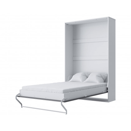 Maxima Murphy Vertical Bed with Mattress - Gray/White, Full Size