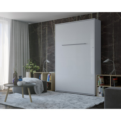 Maxima Inverto Murphy Vertical Bed - White, Full Size