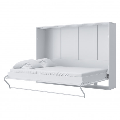 Maxima Inverto Murphy Horizontal Bed with Mattress - Oak Country/White, Full XL Size