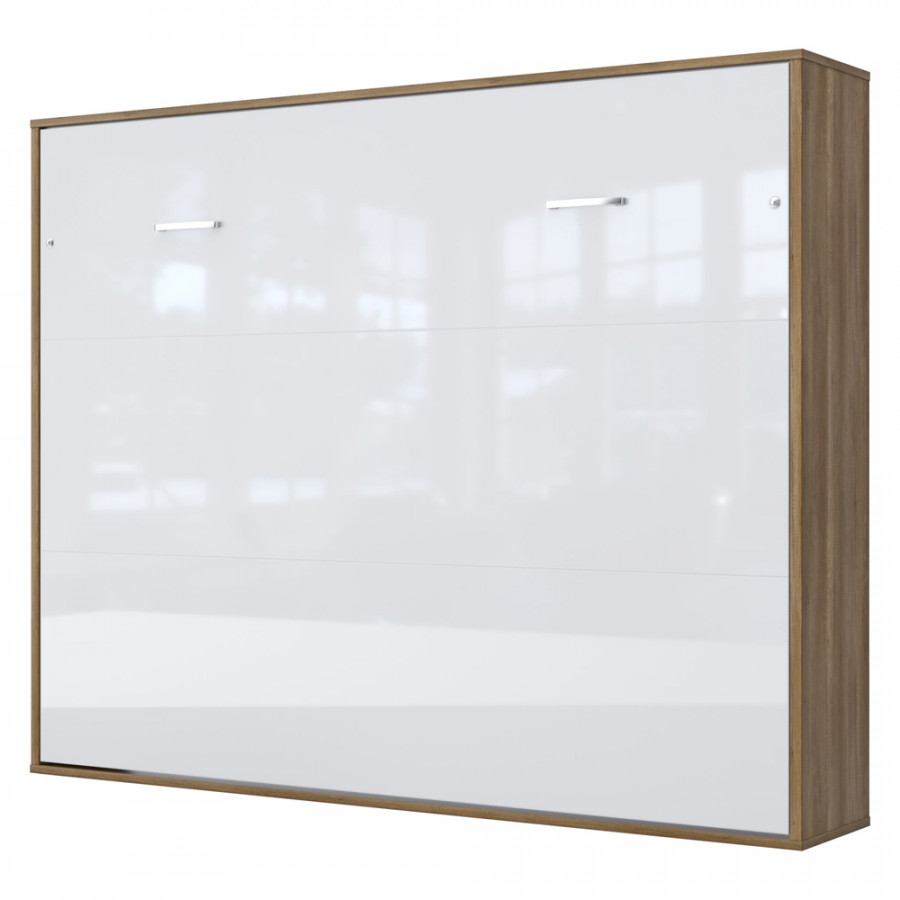 Maxima Inverto Murphy Horizontal Bed - White, Queen Size