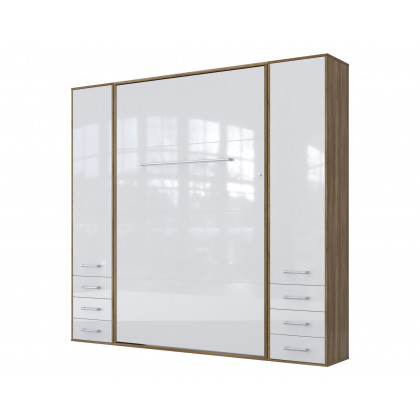 Maxima - Inverto Murphy Vertical Full Size Bed with 2 Cabinets
