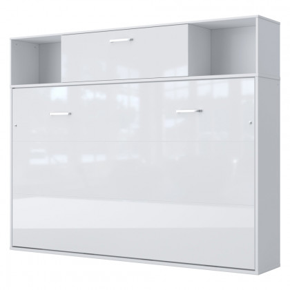 Maxima - Inverto Murphy Horizontal Full XL Size Wall Bed with Cabinet on Top