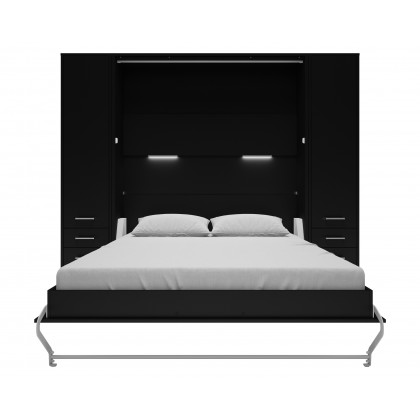 Maxima - Inverto Murphy Vertical Bed with 2 Cabinets in Queen Size