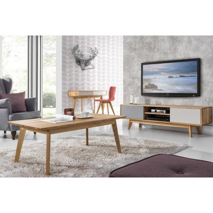 Maxima - Tito Solid Wood TV Stand in Wood