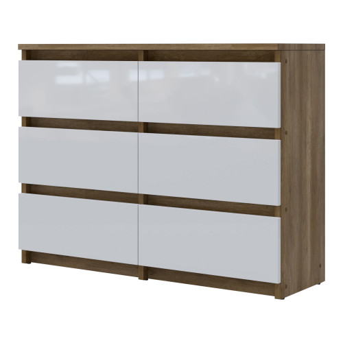 Maxima Echo Double Dresser - Oak Country/White