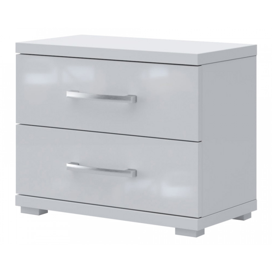 Maxima Iola Nightstand - White Gloss