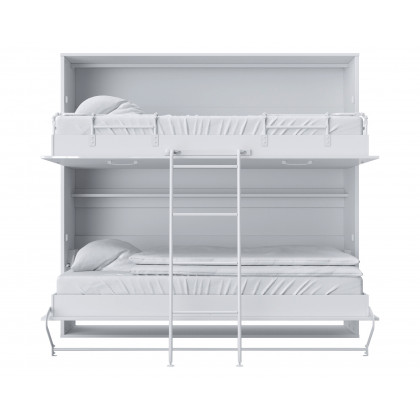 Maxima Otis Bed with Mattress - Gray, Twin Size