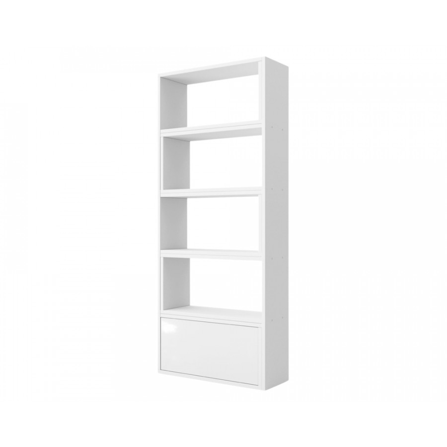 Maxima Pato Modular Bookcase - Gray/Gray Oak