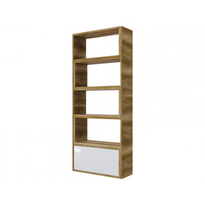 Maxima Pato Modular Bookcase - Gray/Gray Oak