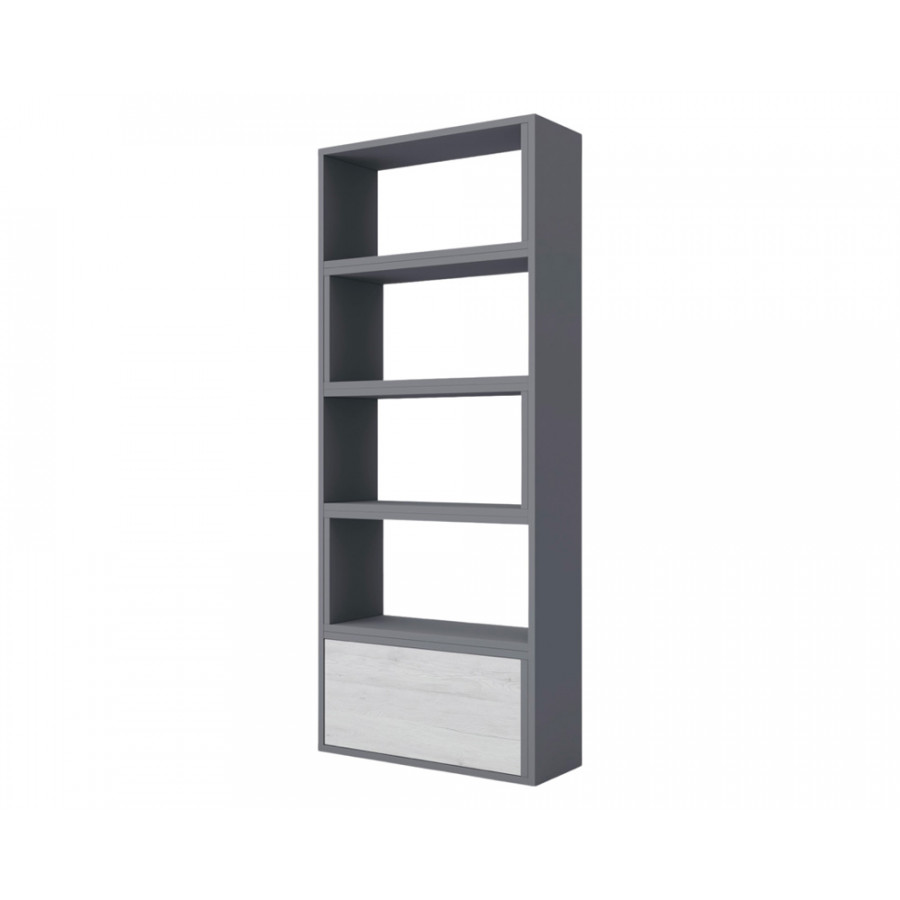 Maxima Pato Modular Bookcase - Natural Oak/White