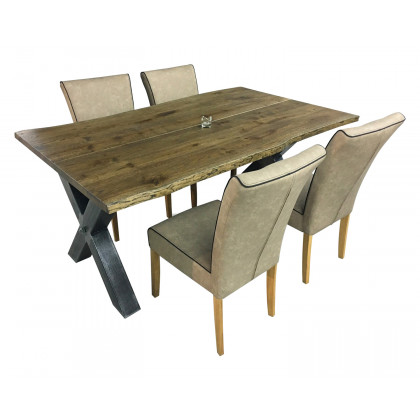Maxima - Castle Line 2 Dining Table in Oak Array