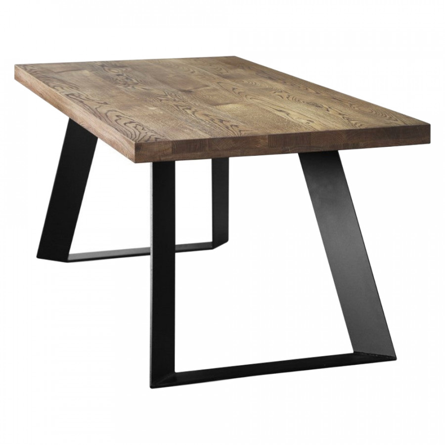Maxima - Kastle 100 Solid Wood Dining Table in Black