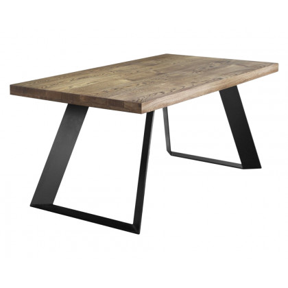 Maxima - Kastle 100 Solid Wood Dining Table in Black
