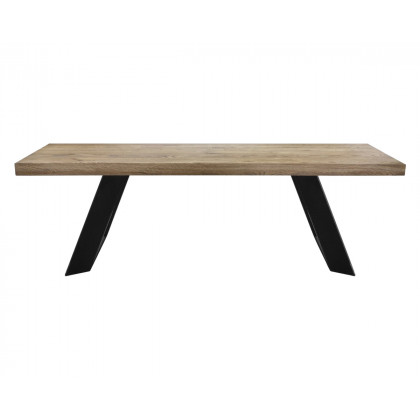Maxima - Kastle 100 Solid Wood Dining Table in Black