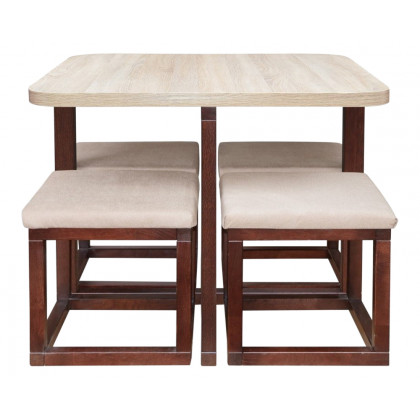 Maxima - Mirage-Q Dining Set in Oak Wood