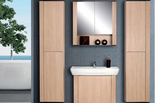 Maxima™ - Capal 31" Single Bathroom Vanity Set with Mirror and Cabinet 4 Piece