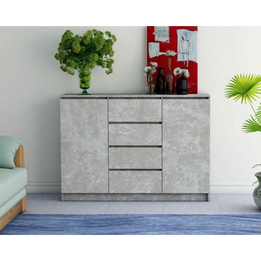Maxima Adara 120 Sideboard - White, 47"
